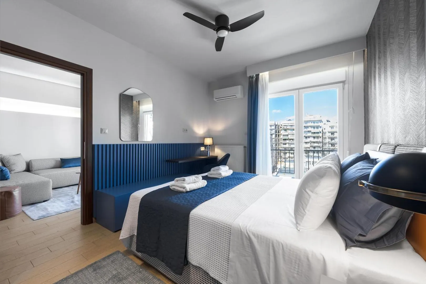 Apartament #Luxlikehome Tsimiski Blue Saloniki Grecja
